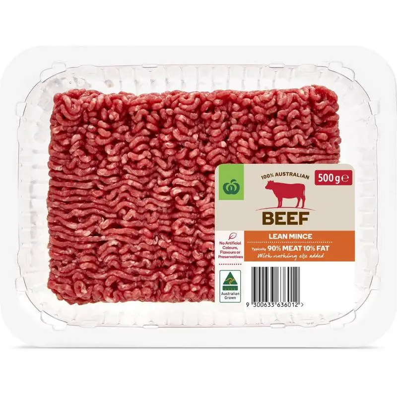 Woolworths Lean Beef Mince 500g