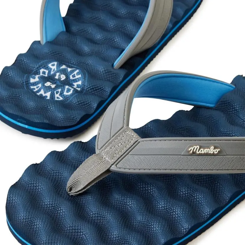 Mambo Men's Thongs - Blue - Size 9