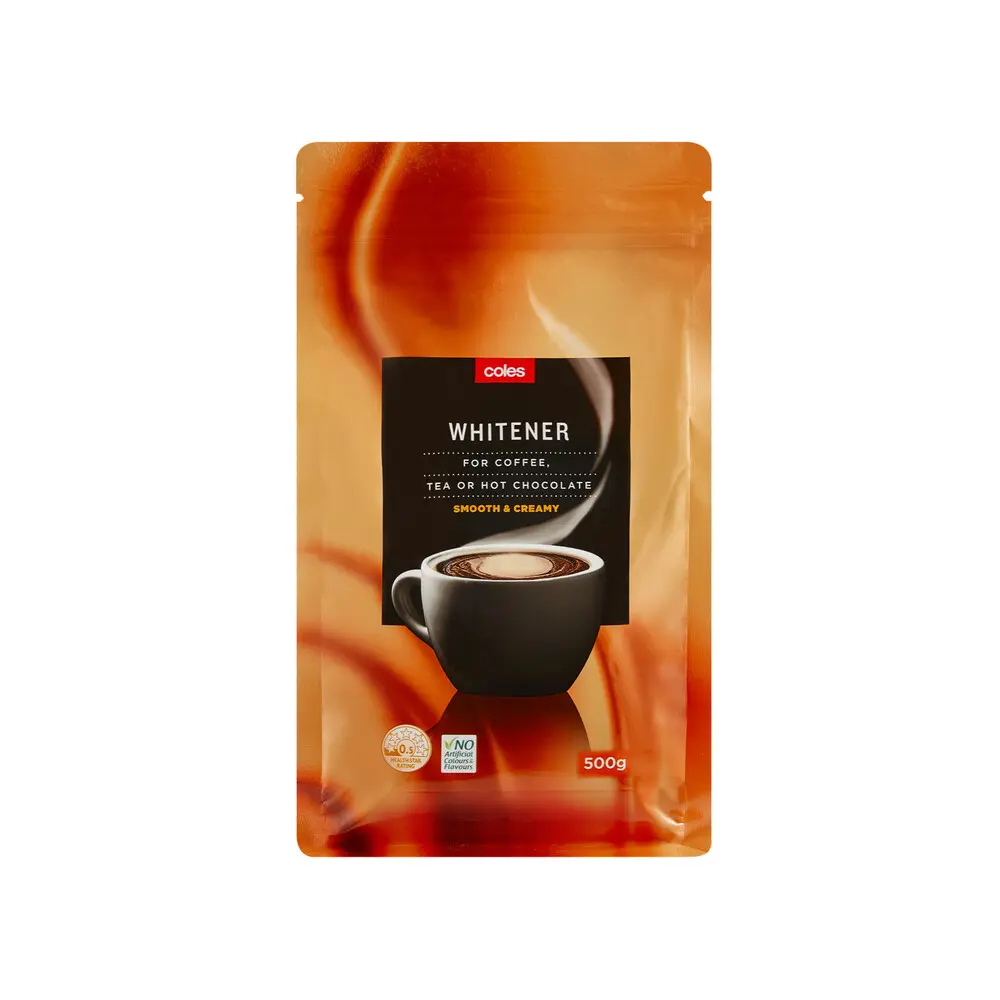 Coles Coffee Whitener Regular 500g