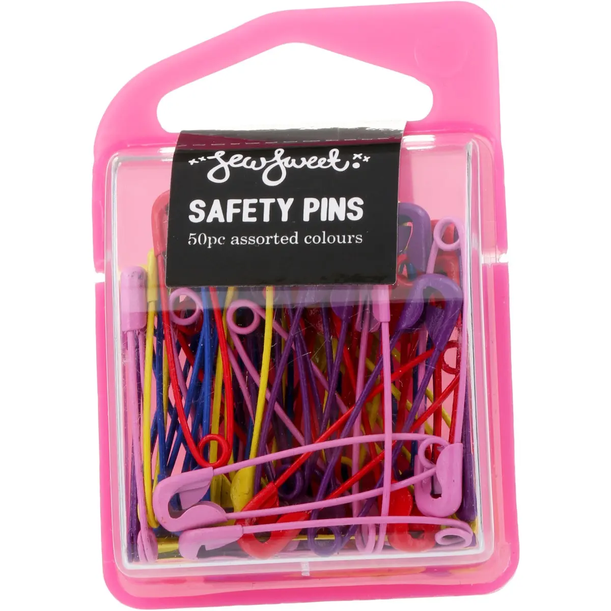 Sew Sweet Safety Pins - Pink