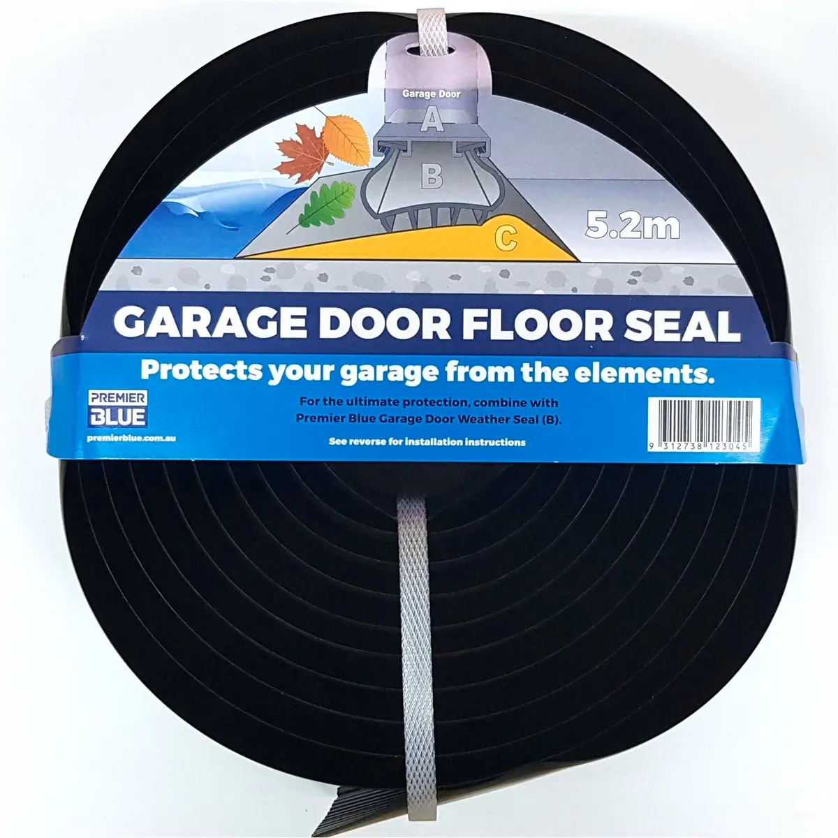 Premier Blue Garage Door Floor Seal 5.2 Metres