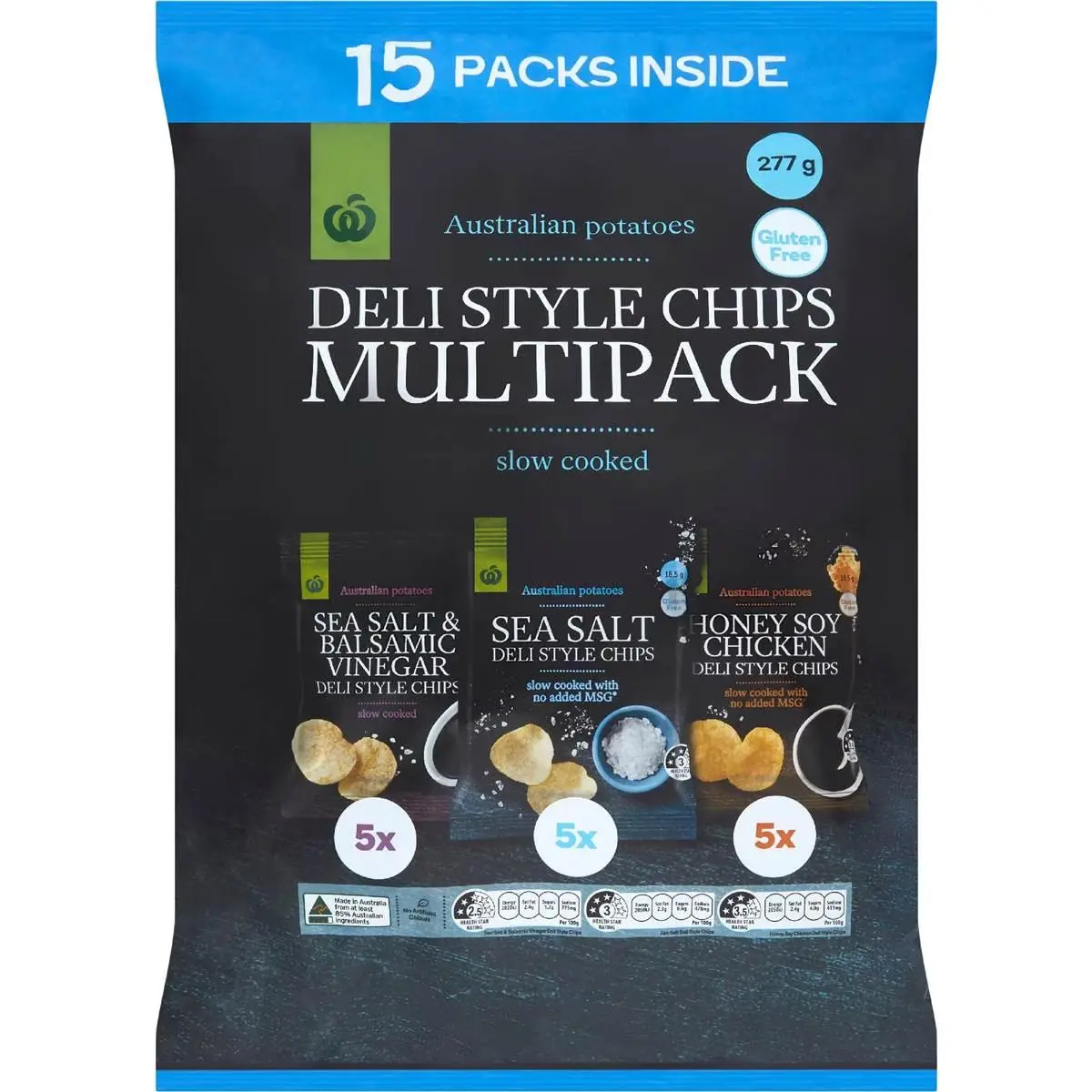 Woolworths Deli Style Chips Multipack