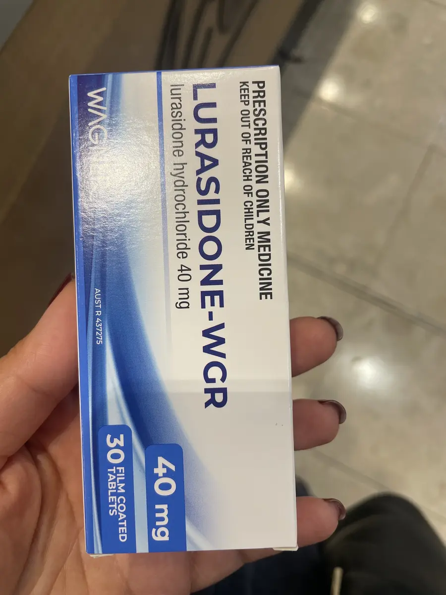 Lurasidone WGR 40mg 30 Tablets