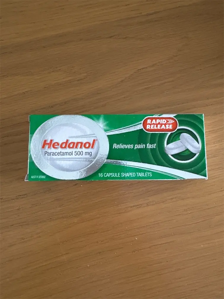 Hedanol Paracetamol 500mg 16 Tablets