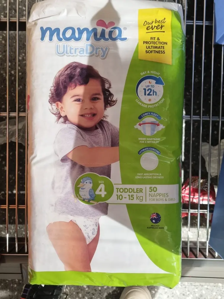 Mamia UltraDry Nappies Size 4