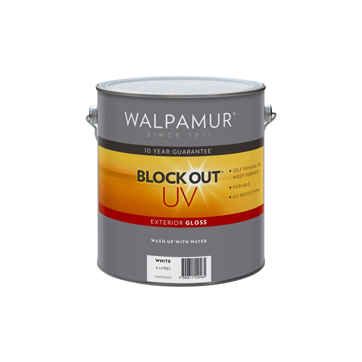 Walpamur Blockout Gloss White 4L