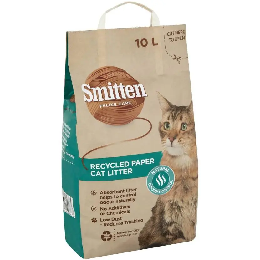 Smitten Recycled Paper Cat Litter