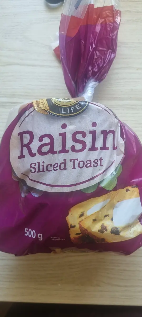 Raisin Sliced Toast