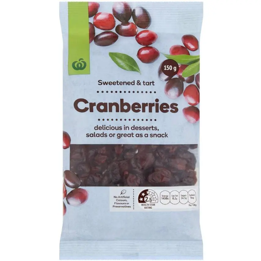Woolworths Cranberries
