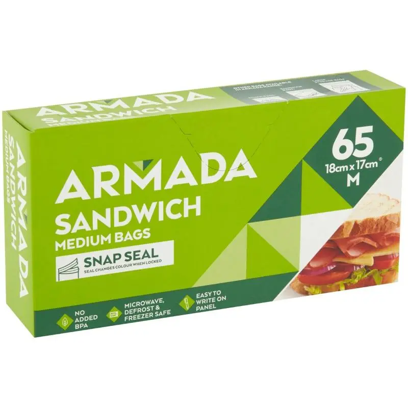 Armada Resealable Sandwich Bags