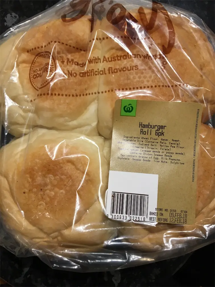 Hamburger Rolls 6 pack