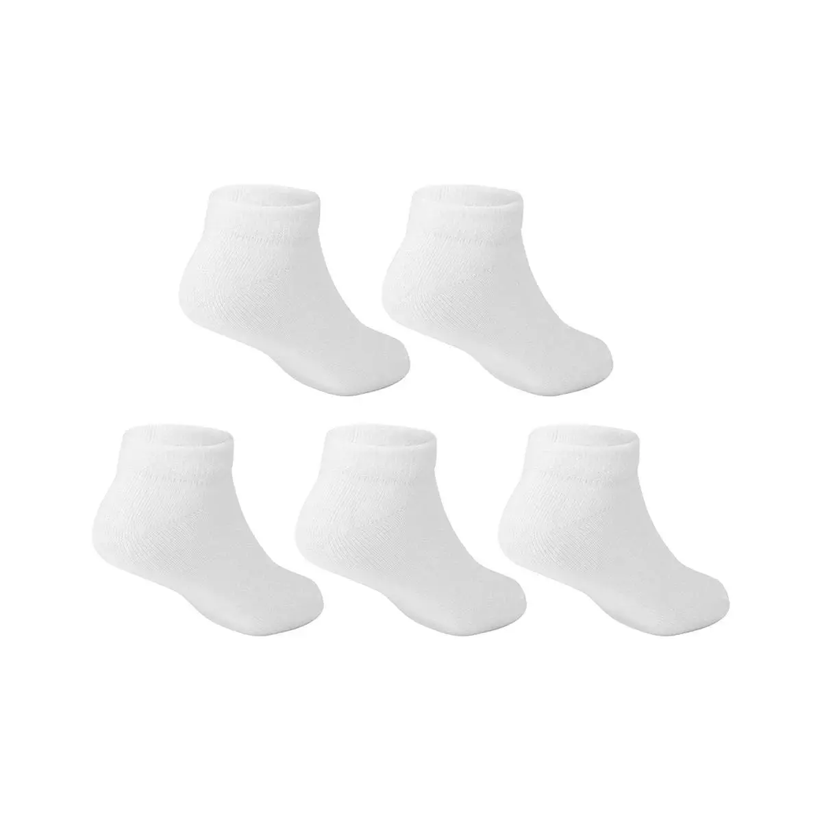 5 Pack School Trainer Socks