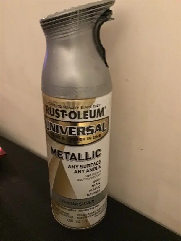 Rust-Oleum Universal Spray Paint Metallic Titanium Silver