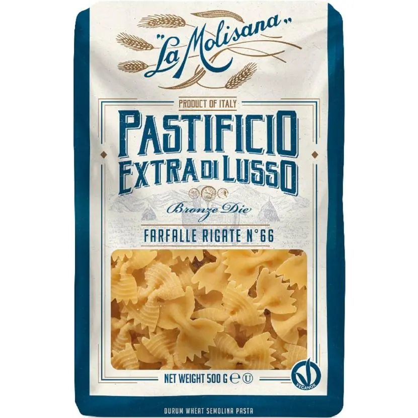 La Molisana Pastifico Extra Di Lusso Farfalle Rigate