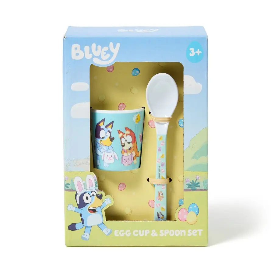 Bluey Egg Cup & Spoon Set