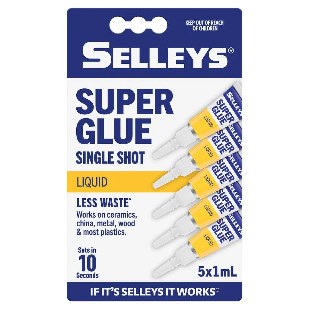 SELLEYS SUPA GLUE SINGLE SHOT 1EA