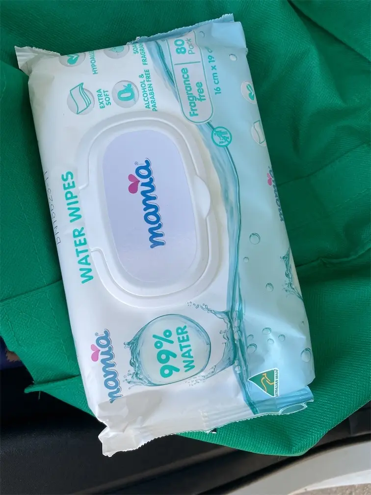 Mamia Water Wipes 80pk