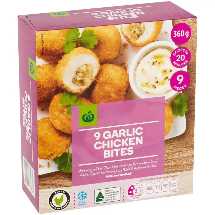 Woolworths Garlic Chicken Bites