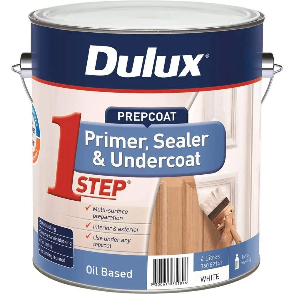 DULUX 1 STEP OILBASED PRIMER SEALER UNDERCOAT 4LT