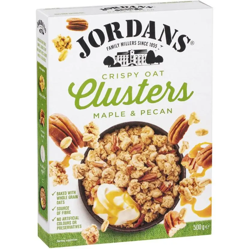 Jordans Country Crispy Oat Clusters Maple & Pecan 500G