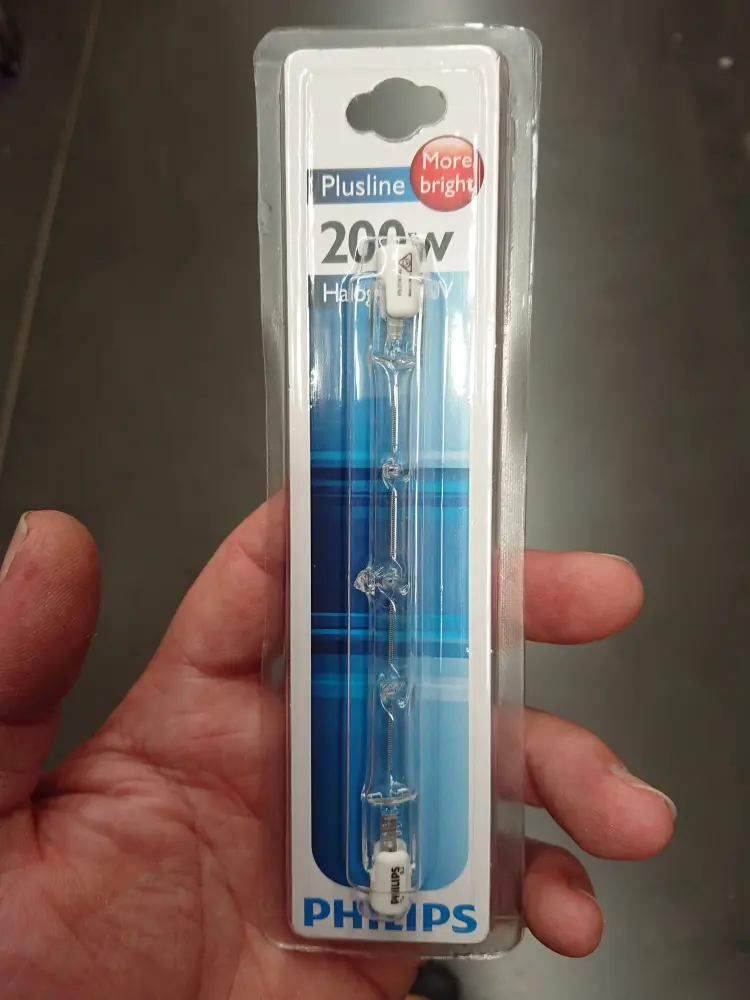 Philips Halogen Light Bulb Plusline R7s 200W 118mm